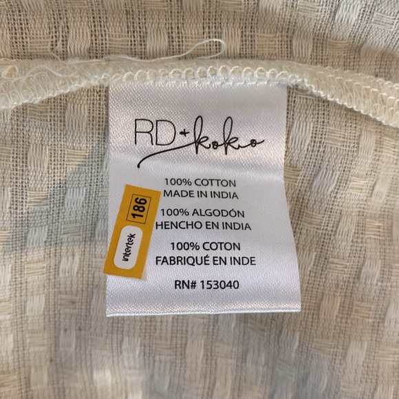 NWT RD & Koko Anthropologie peplum top, sz S - Picture 10 of 11